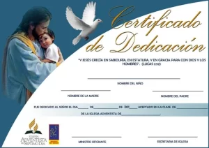 Certificado de Decación